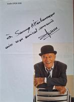Originele handtekening van ANDRE POUSSE, Ophalen of Verzenden, Gesigneerd