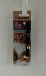 Kattenhalsband zwart 20-34cm, Animaux & Accessoires, Colliers & Médailles pour chats, Enlèvement ou Envoi, Neuf