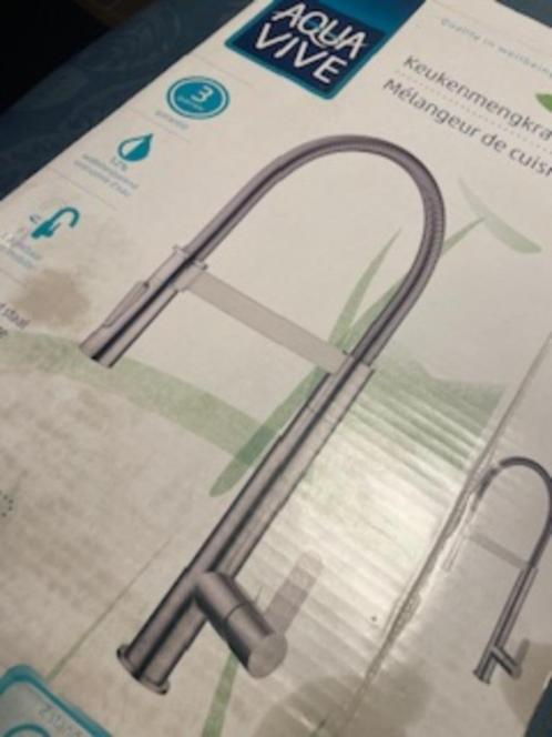 keukenmengkraan met uittrekbare sproeier, Huis en Inrichting, Keuken | Keukenelementen, Nieuw, Minder dan 100 cm, Minder dan 50 cm
