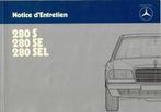 MERCEDES W126 notice d'entretien 280 S 280SE et 280SEL, Enlèvement ou Envoi