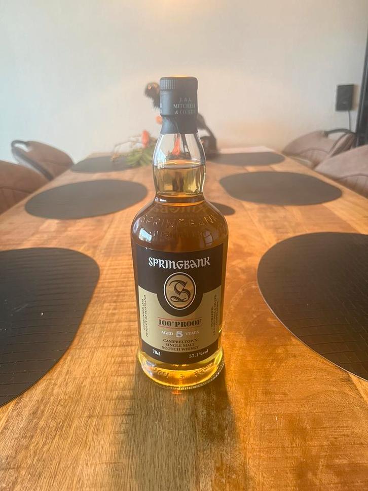 Springbank 5 jaar 100 proof 2025, Verzamelen, Wijnen, Zo goed als nieuw, Ophalen of Verzenden