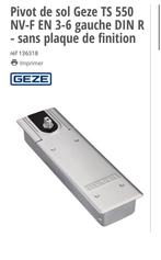 Geze TS 550 NIEUW G EN D vloerdraaibaar, Ophalen of Verzenden, Nieuw