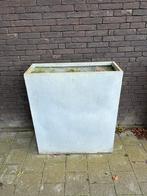 Bloembakken 80x40x100 x2, Tuin en Terras, Bloembakken en Plantenbakken, Ophalen, Steen, Gebruikt, Vierkant
