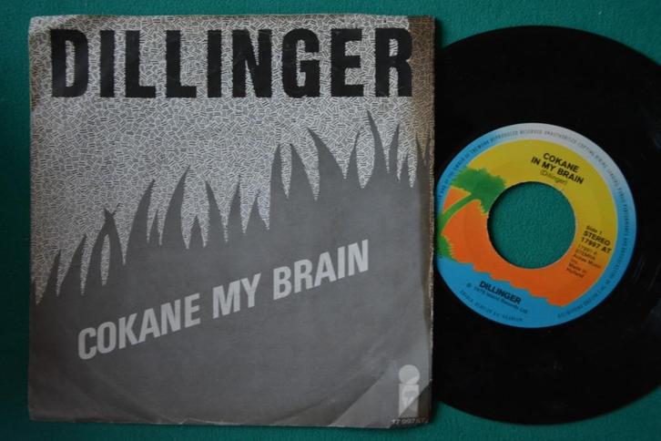 Dillinger – Cokane In My Brain - vinyl singel (1), Cd's en Dvd's, Vinyl Singles, Gebruikt, Single, Wereldmuziek, 7 inch, Ophalen of Verzenden