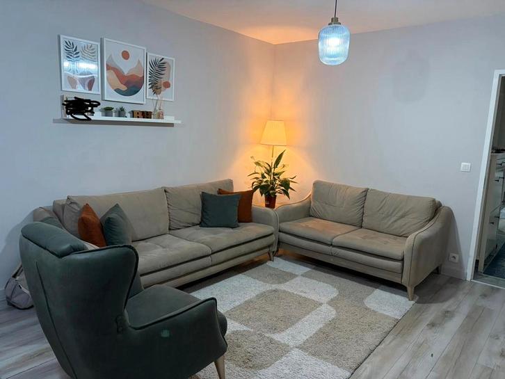 3-2-1 Zitbankstel, Maison & Meubles, Canapés | Coins salons complets, Utilisé, Enlèvement