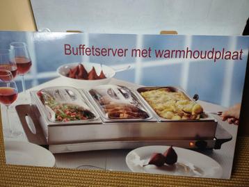 Buffet Server Warmhoudplaat NIEUW