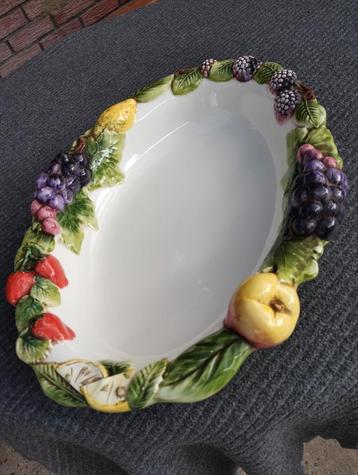 Grote fruitschaal... Italië...45x34cm...0478028005 beschikbaar voor biedingen
