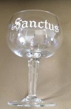 Bier brouwerij glas Sanctus Moortgat Breendonk Puurs op voet, Verzamelen, Glas en Drinkglazen, Ophalen of Verzenden