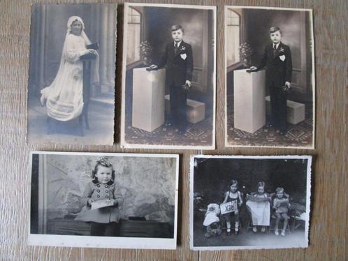 oude foto's / postkaarten van personen, Verzamelen, Foto's en Prenten, Gebruikt, Foto, Kind, 1940 tot 1960, Ophalen of Verzenden