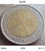 2 Euromunten Malta, Ophalen of Verzenden, Malta, 2 euro, Losse munt