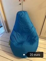 Zitzak blauw, Ophalen, Zo goed als nieuw, Blauw, Zitzak