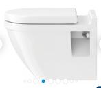 Duravit Starck 3 toiletbril met softclose wit, Ophalen of Verzenden, Nieuw