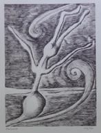 ARMAND SIMON / SURREALISME / ZW-W LITHO / 66x50cm / SIG, Ophalen of Verzenden