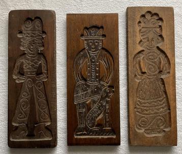Speculaasplanken, 3 stuks met 3 verschillende bakvormpjes beschikbaar voor biedingen