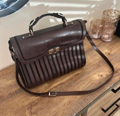Nieuwe Da Milano leren handtas, Handtassen en Accessoires, Tassen | Damestassen, Zo goed als nieuw, Handtas, Bruin, Ophalen