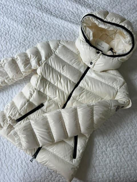 Veste Moncler, Kleding | Dames, Jassen | Winter, Zo goed als nieuw, Wit, Ophalen