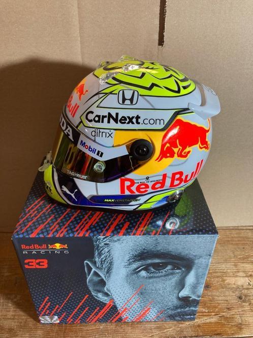 Max Verstappen 1:2 helm Oostenrijk 2021 Red Bull Racing, Collections, Marques automobiles, Motos & Formules 1, Neuf, ForTwo, Enlèvement ou Envoi