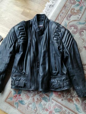 gilet de moto en cuir mt 58