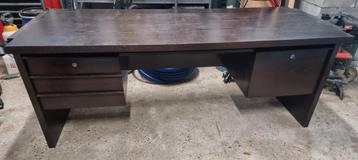 Grote stevige vintage bureau, Ophalen, Gebruikt, Bureau
