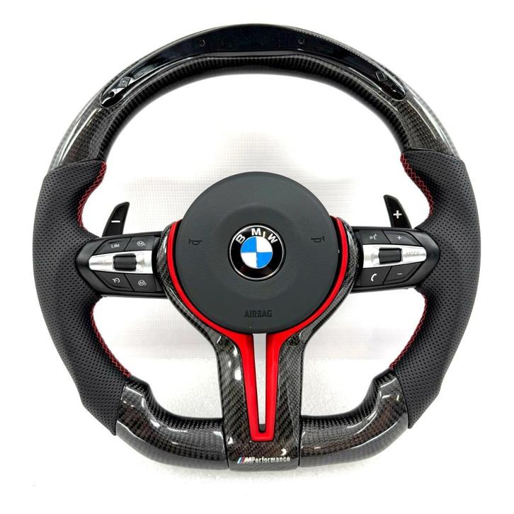 BMW Led stuur carbon compleet leer, Auto-onderdelen, Besturing, BMW, Nieuw, Ophalen of Verzenden