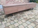 TV meubel 200 cm walnoot met stalen onderstel nieuw, Enlèvement, Comme neuf