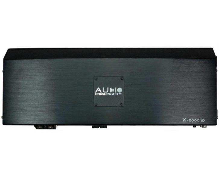 Audio System X2000.1D 2000W RMS monoblok versterker, Auto diversen, Autospeakers, Nieuw, Ophalen of Verzenden