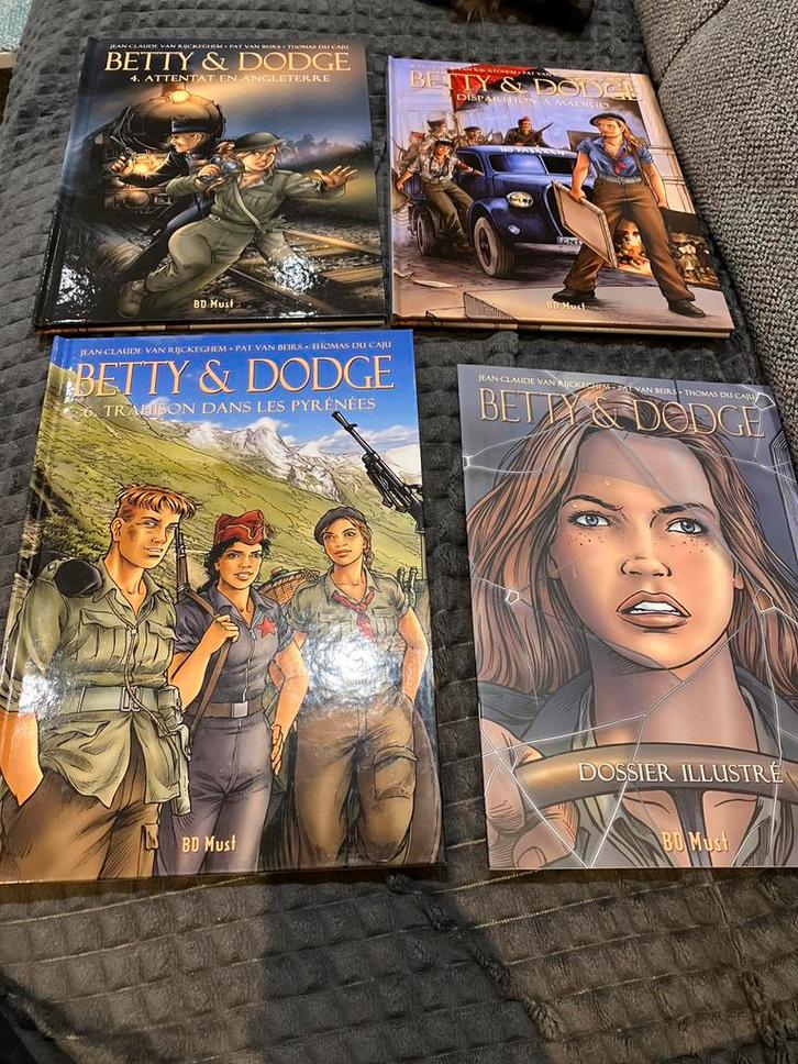 3 BD Betty & Dodge eo + ex-libris numéroté + dossier illus, Livres, BD, Neuf, Enlèvement ou Envoi