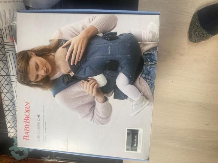 Draagzak, Kinderen en Baby's, Babydragers en Draagdoeken, Zo goed als nieuw, Draagzak, Buik, Baby Björn, Ophalen