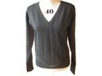 (84) - pull femme t.L noir - alice G -, Kleding | Dames, Truien en Vesten, Maat 38/40 (M), Zwart, Alice G, Ophalen of Verzenden