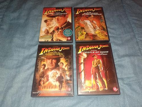 Te koop op dvd de Indiana Jones-quadrilogie, Cd's en Dvd's, Dvd's | Actie, Zo goed als nieuw, Actie, Vanaf 9 jaar, Ophalen of Verzenden