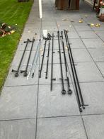 Zwarte gordijn roedes intersteel, Ophalen, Zo goed als nieuw