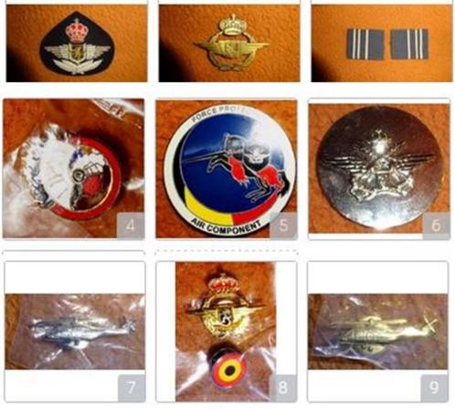 Belgian Air Force Memorabilia Air Component + NH90 + 15W, Verzamelen, Militaria | Algemeen, Luchtmacht, Embleem of Badge, Ophalen of Verzenden