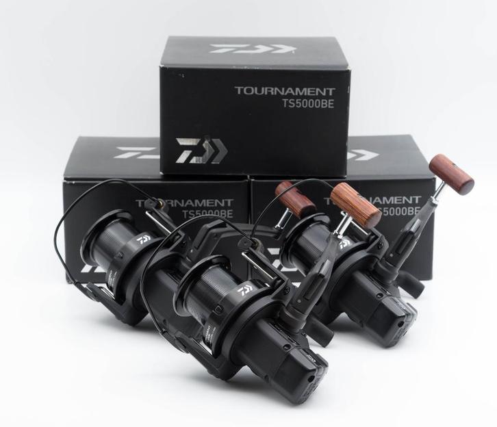 3x Daiwa Tournament TS5000BE, Sports nautiques & Bateaux, Pêche à la ligne | Carpes, Comme neuf, Moulinet, Enlèvement ou Envoi