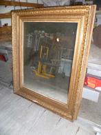 GROOTE OUDE VERGULDE SPIEGEL, Tuin en Terras, Ophalen of Verzenden