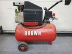 Compressor 25l van het merk Brown, Ophalen, Gebruikt, 6 tot 10 bar, 25 tot 100 liter