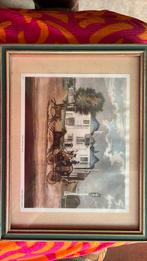 Mail behind time s&w printed in england, Antiek en Kunst, Kunst | Schilderijen | Klassiek, Ophalen of Verzenden