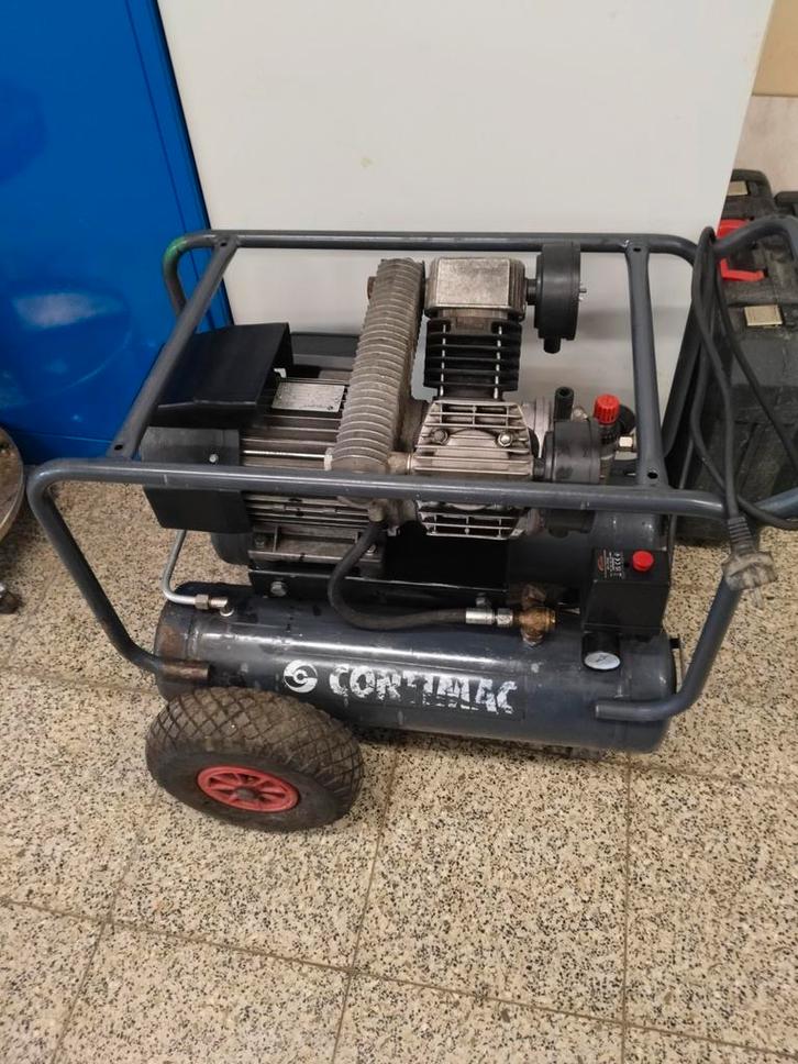Petit compresseur de chantier Contimac, Doe-het-zelf en Bouw, Compressors, Zo goed als nieuw, Ophalen