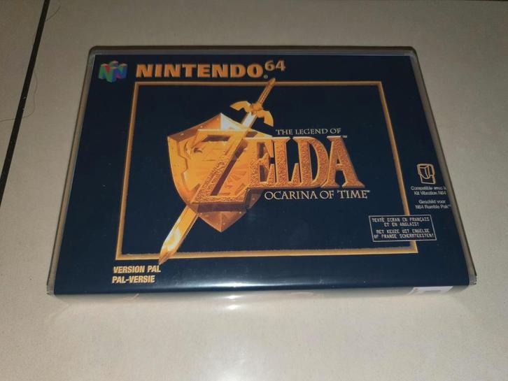 Zelda Ocarina of Time N64 Game Case, Games en Spelcomputers, Games | Nintendo 64, Zo goed als nieuw, Verzenden