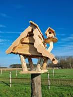Uniek houten vogelhuisje, Tuin en Terras, Nieuw, Ophalen