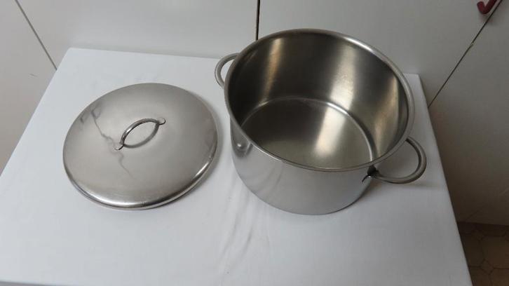 set van inox kookpotten, pannen, waterketel merk NSN 18/8, Huis en Inrichting, Keuken | Potten en Pannen, Gebruikt, Inox, Ophalen