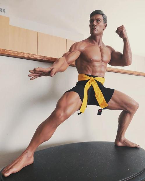 Statue de collection JCVD Bloodsport (Pop Culture Shock) 1/3, Verzamelen, Beelden en Beeldjes, Zo goed als nieuw, Mens, Ophalen