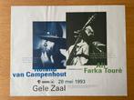 Poster Roland Van Campenhout en Ali Farka Toure 1993, Ophalen of Verzenden, Zo goed als nieuw