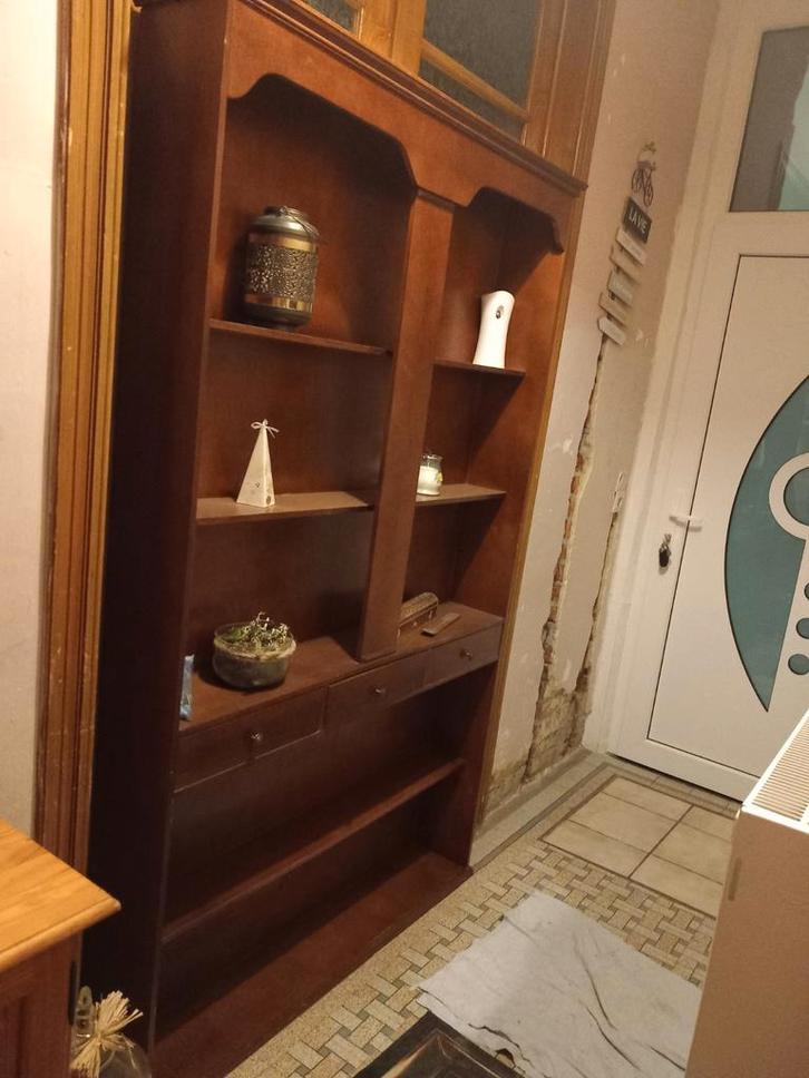 Bibliothèque en acajou, Maison & Meubles, Armoires | Bibliothèques, Enlèvement