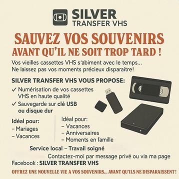 Transfert VHS personnelles, Enlèvement, Neuf
