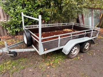 Aanhangwagen tandenmasser 3m bij 1,5m beschikbaar voor biedingen