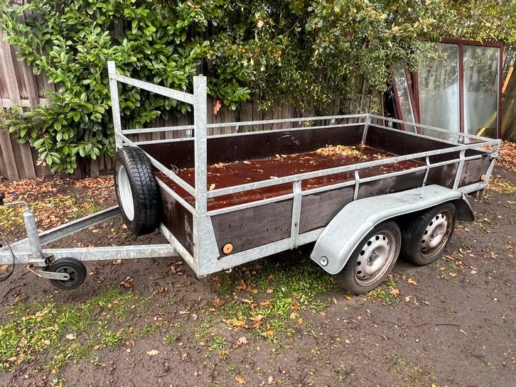 Aanhangwagen tandenmasser 3m bij 1,5m, Auto diversen, Aanhangers en Bagagewagens, Zo goed als nieuw, Ophalen