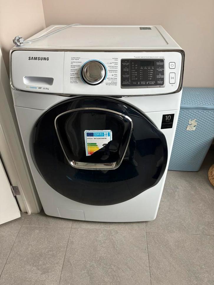 Samsung wasmachine 16K, Elektronische apparatuur, Wasmachines, Refurbished, Voorlader, 10 kg of meer, 90 tot 95 cm, 1600 toeren of meer