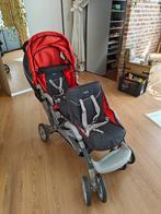 Dubbele buggy, tweezit buggy, Kinderen en Baby's, Buggy's, Gebruikt, Ophalen of Verzenden