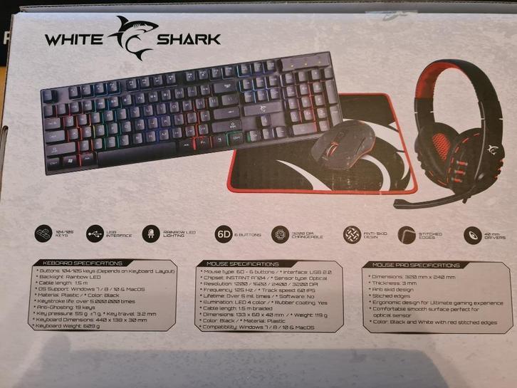 Commanche 3 4 in1 Gaming Combo - Nouveau, Computers en Software, Toetsenborden, Nieuw, Azerty, Bedraad, Toetsenbord en muis-set
