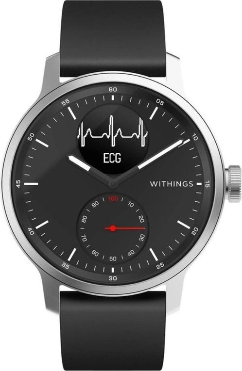 Montre connectée hybride Withings Scanwatch - 42 mm - 60 % d, Bijoux, Sacs & Beauté, Montres connectées, Neuf, Noir, Distance